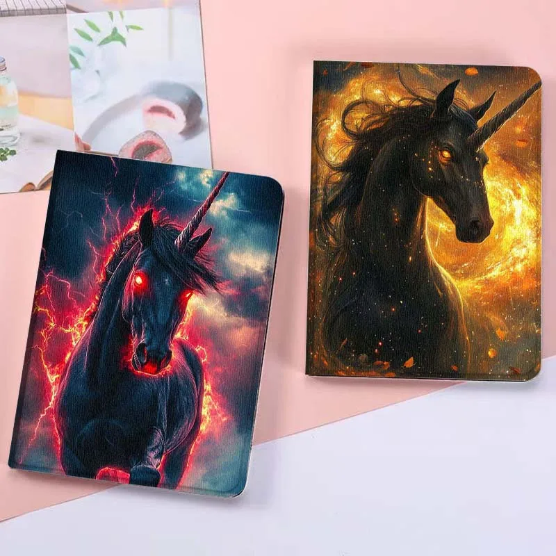 

Dark Horse Fire Cool Gift For Xiaoxin Lenovo Tab Pad K11 K10 M10 P11 3rd Plus Pro Legion Y700 Y900 Gen4 2 Tablet Case