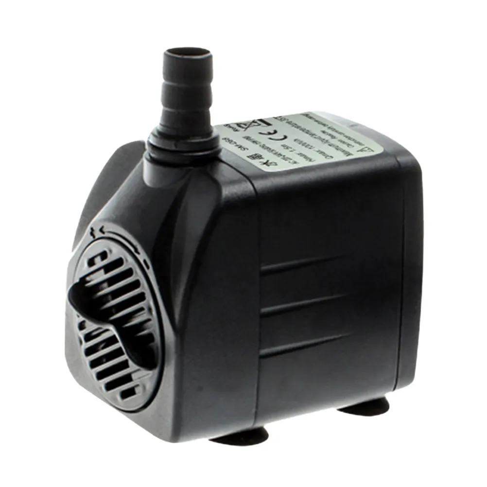 

Миниатюрный мощный погружной водяной насос черного цвета с американской вилкой, регулируемый расход, для садовых фонтанов, прудов, аквариумов и рыбок