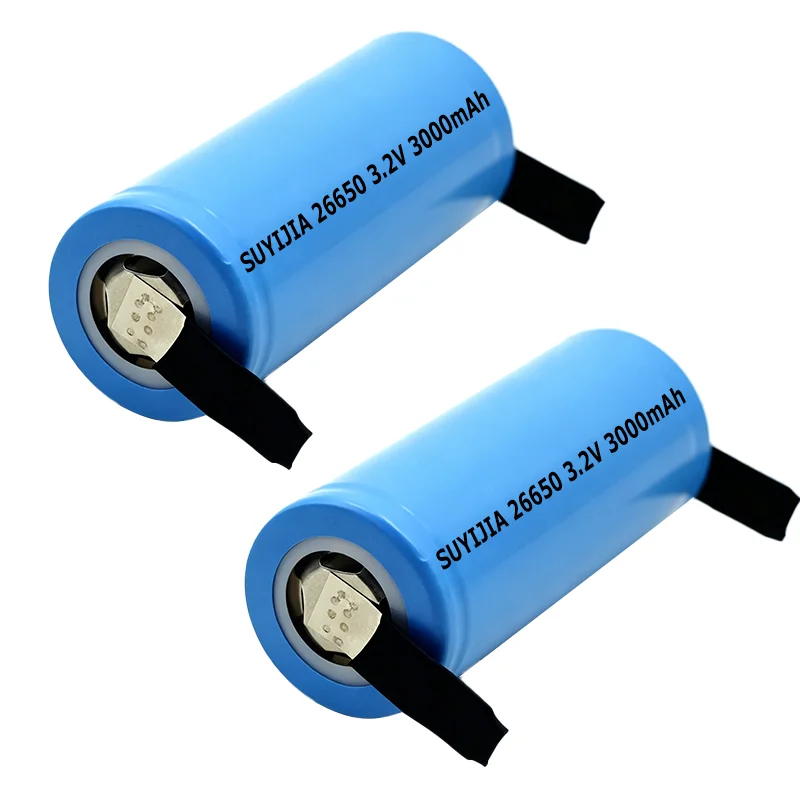 26650 LiFePO4 Battery 3.2V 3000mAh Rechargeable  Battery for Strong Light Lamps Mining Lamps Electric Tools +DIY Nickel Sheets view 4