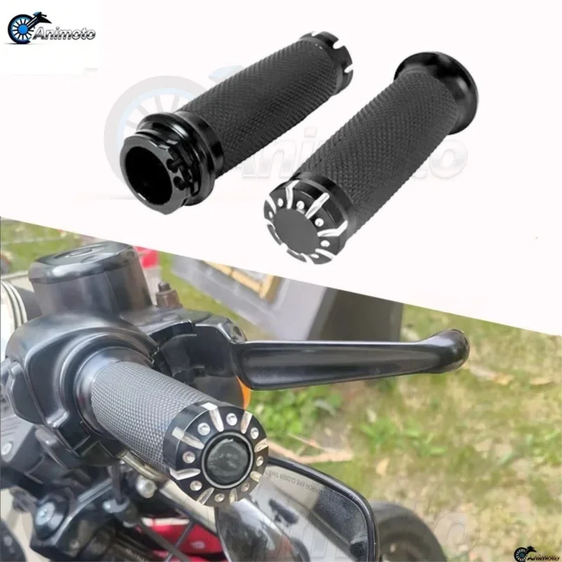 

Motorcycle Handlebar Grips Handle Bar Grips For Harley Davidson Sportster Cruiser Bobber Chopper Custo