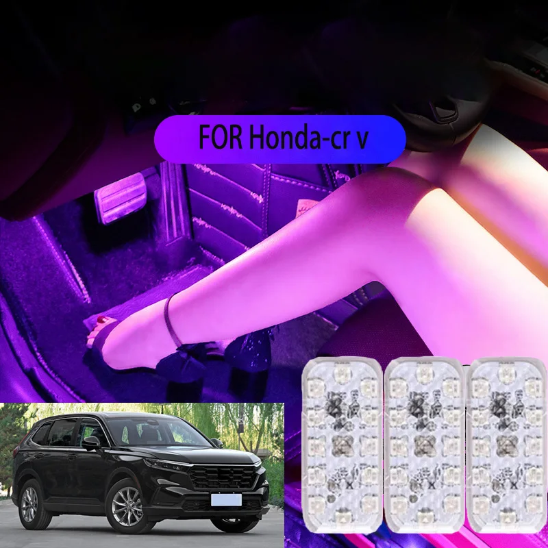 

FOR Honda-cr v LED Car Interior Ambient Foot Light Atmosphere Decorative Lamps Party decoration lights Neon strips