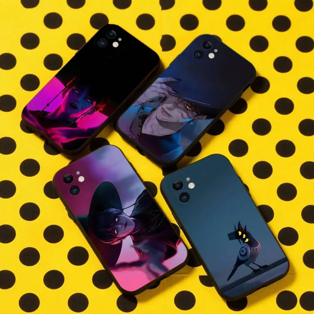 

KPOP Jinu Sajaboys D-Demon Hunters Phone Case For iPhone 16,15,14,13,12,11,Pro,Max,Plus,X,XS,XR,SE,8,7,Mini,Soft Black Case