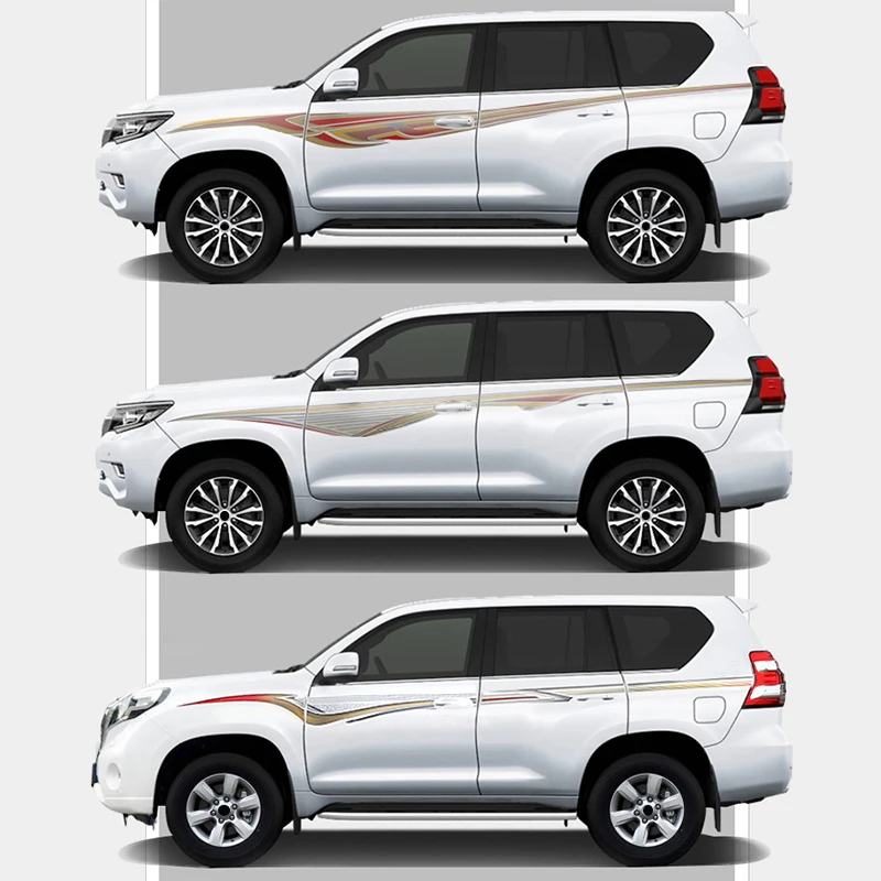 For Toyota Land Cruiser Prado 150 Lc150 Fj150 2021-2010 2019 Automobile Sticker, Appearance Modification, Decoration Accessories