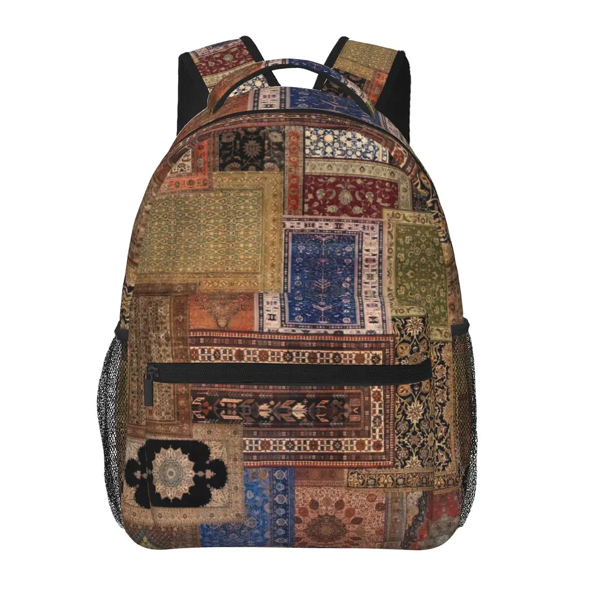 

Antique Rugs Art Print Backpack for Girls Boys Travel RucksackBackpacks for Teenage school bag