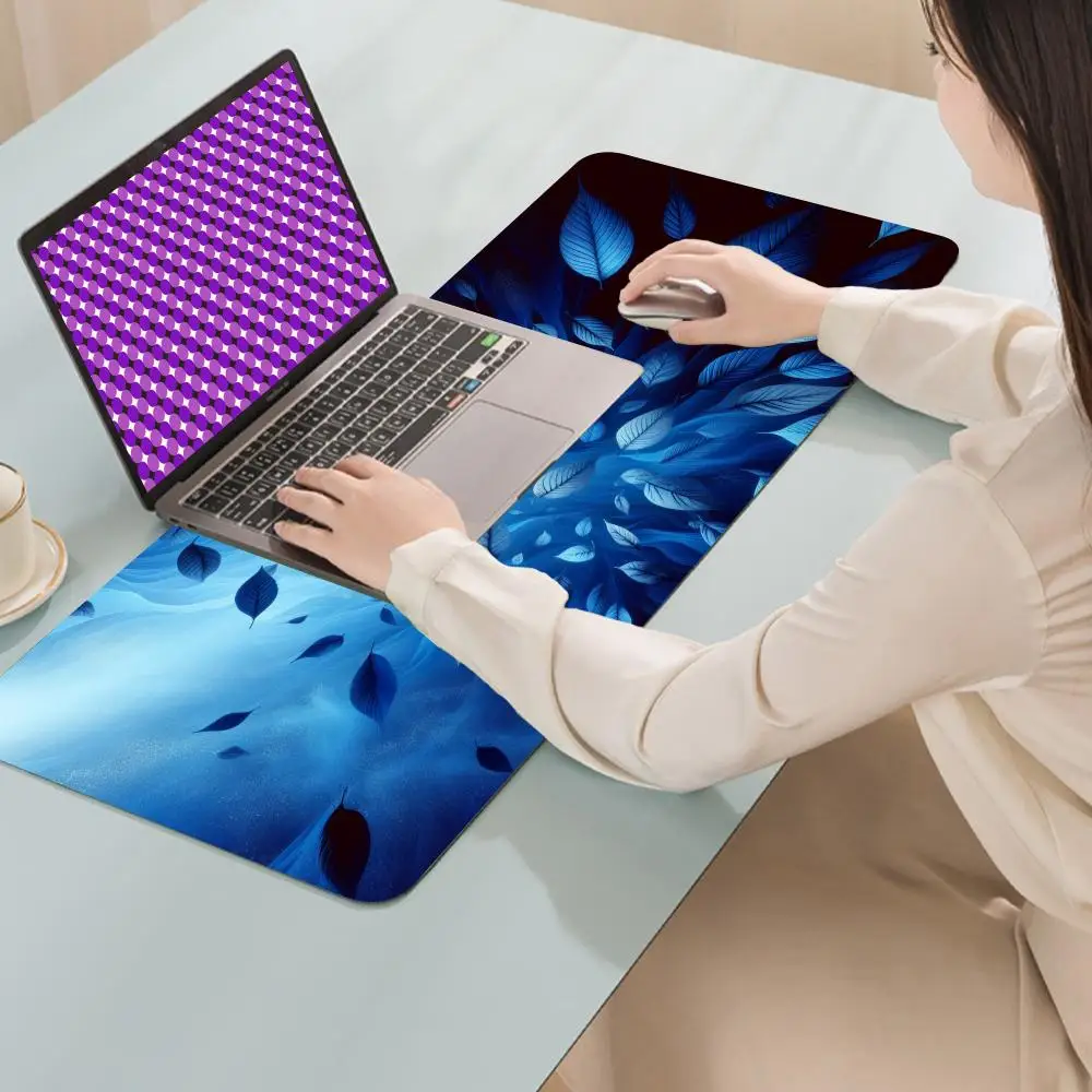 Mat Desk Geometry Luxury Abstract Mouse Fashion Game Computer Pads Pad Accessories Large Mats PC Laptop Pretty Table Big