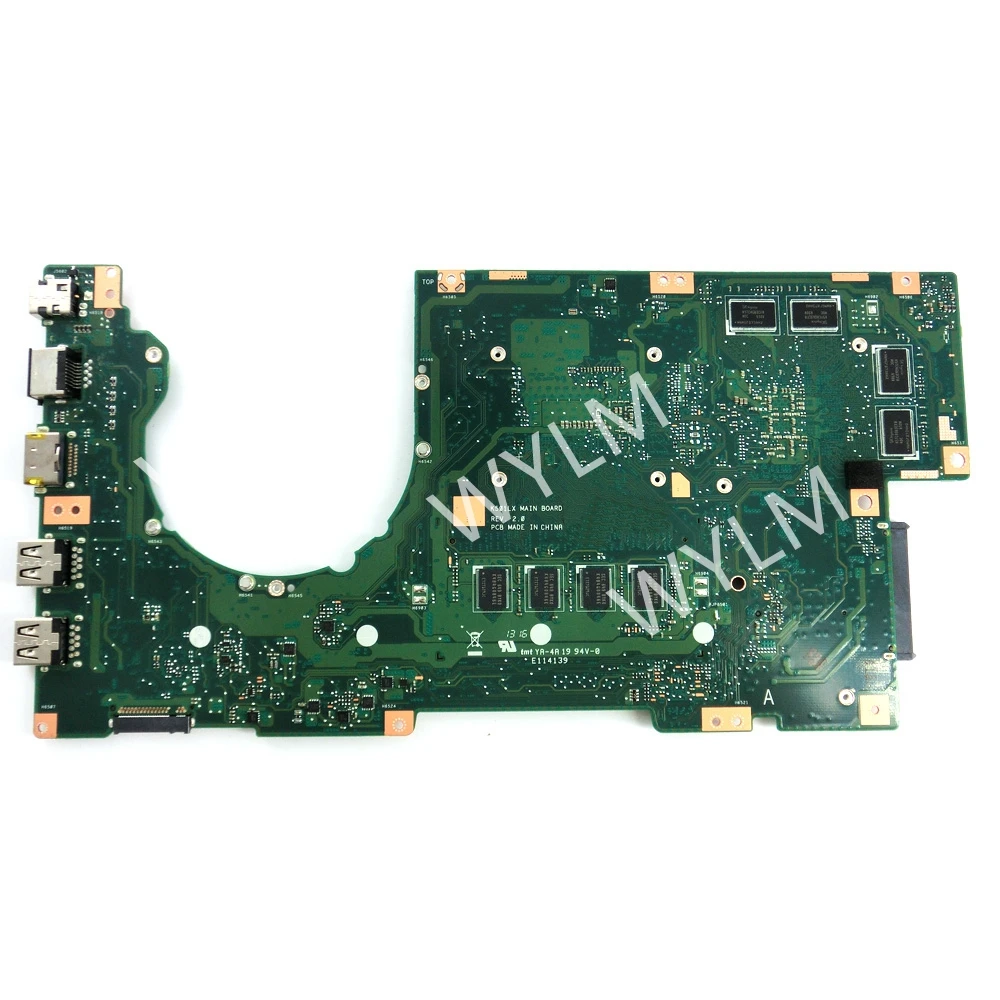 K501LX with  i3/i5/i7 CPU 4G RAM GTX940M/GTX950M GPU Mainboard For ASUS K501LN K501LB A501L K501L V505L  K501LX K501 Motherboard