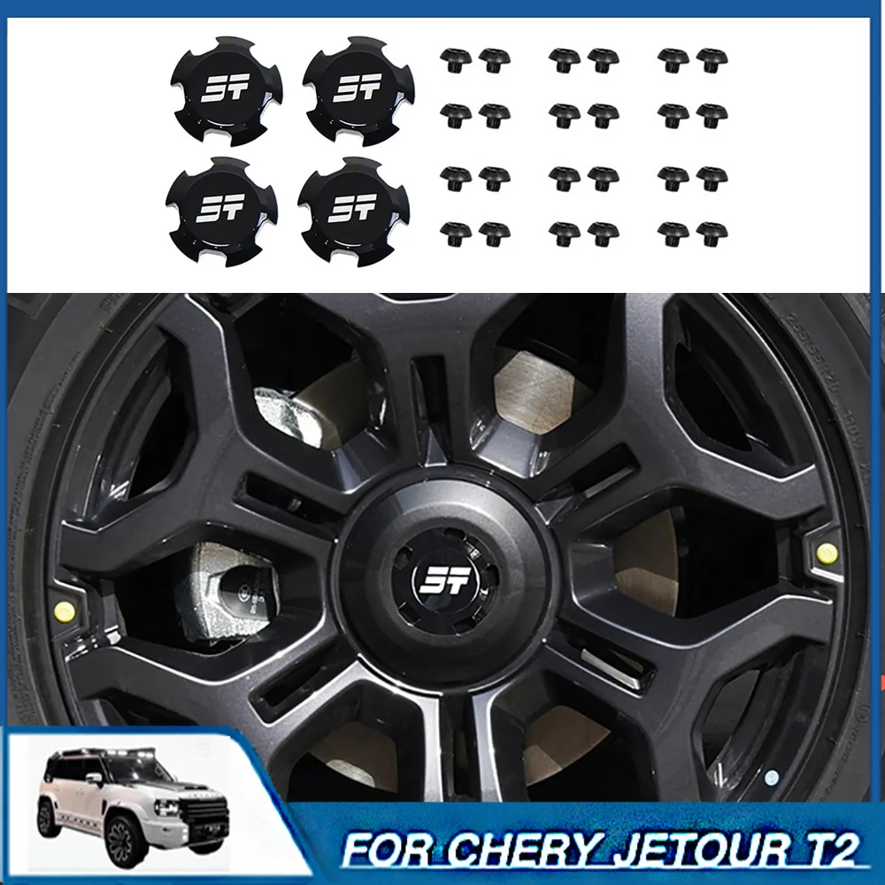 4x4 Protective Cover for Chery Jetour Traveller T2 Trim Cover Protector Anti-Scratch Protection Accessories Black Wheel