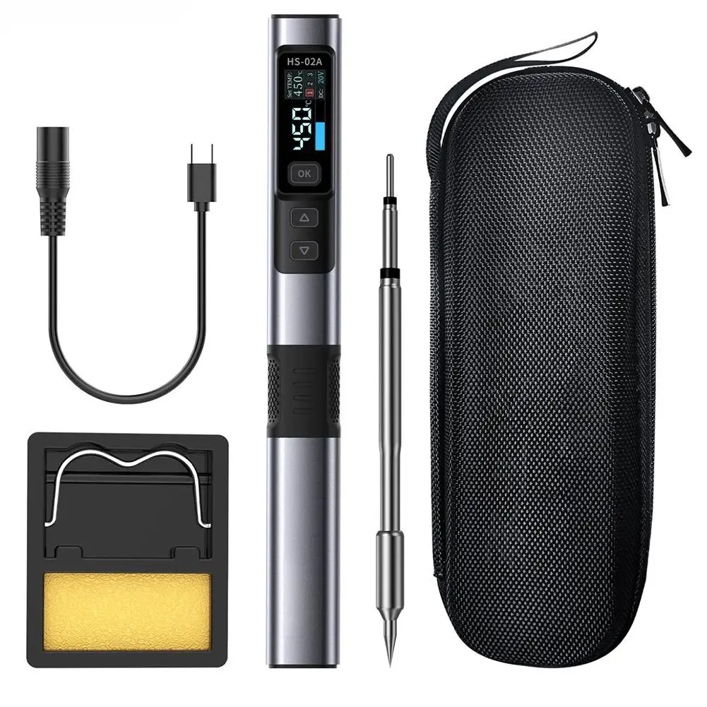 Intelligent Soldering Iron 100W Portable Constant Temperature Soldering Station Soldering Pen For Home Repair Soldering