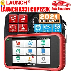 LAUNCH X431 CRP123X OBD2 Scanner Auto Code Reader Car Diagnostic Tool ENG AT ABS SRS WIFI Diagnostics Scan OBDII Automotive 123E