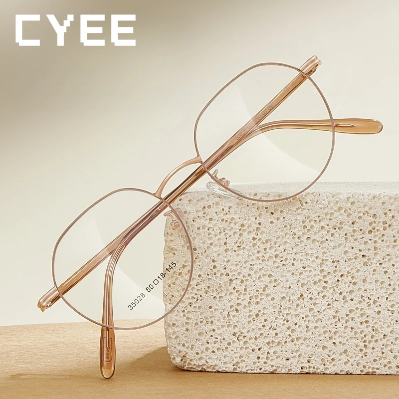

CYEE Everyday Wear Vision Correction Reading Glasses Anti Blue Ray Eyewear Customized Myopia Prescription Optical Eyegiasses