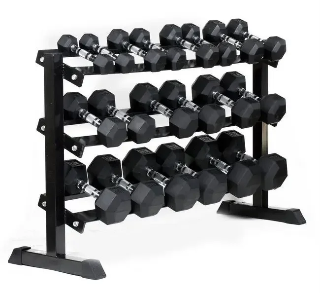 Dropshipping home gym Dumbbell Rack holder  Commercial  fitness Equipment stand 6 pair 8 pair 10 Pairs black Dumbbell Rack