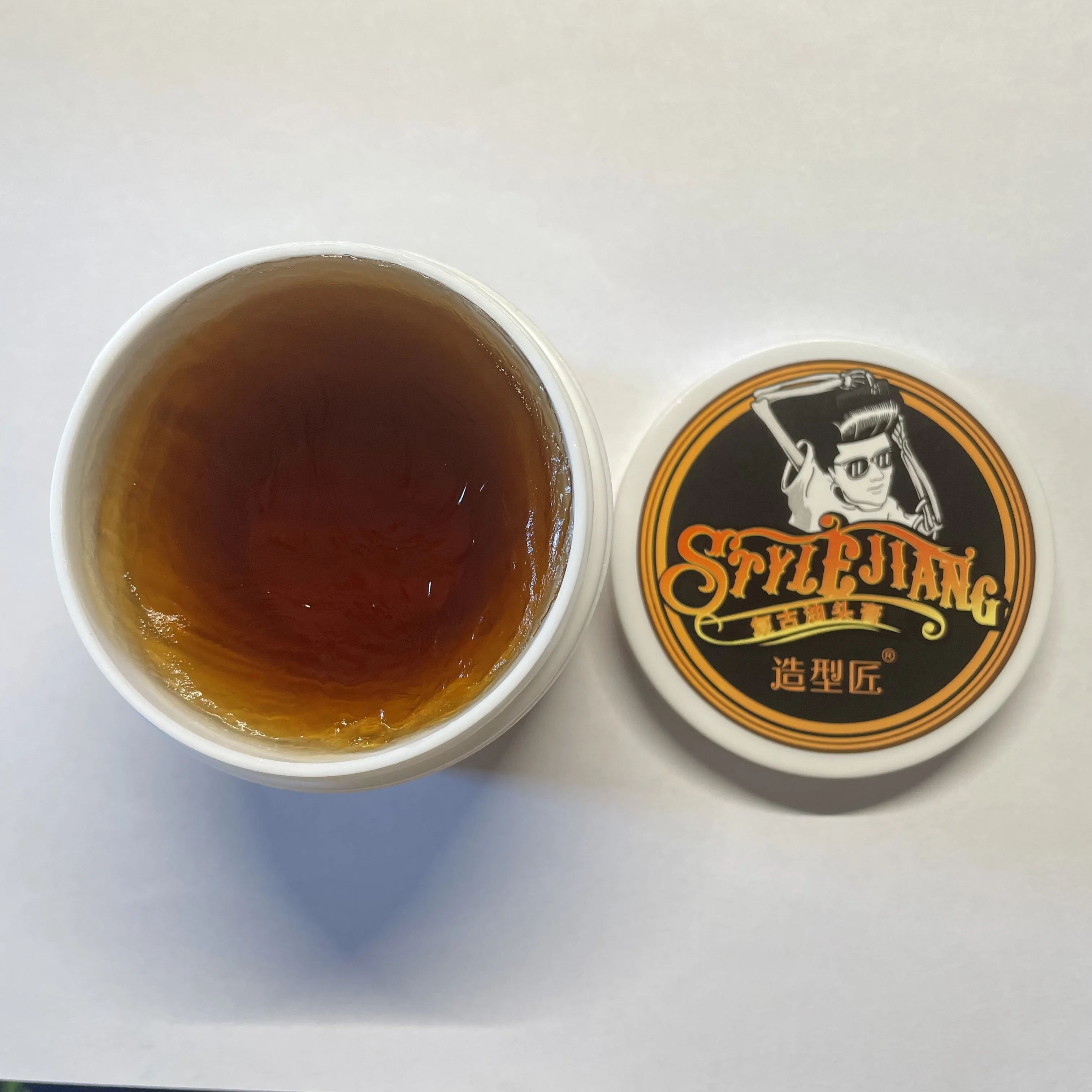 Strong style restoring Hair Pomade Hair wax skeleton cream slicked oil mud keep hair men oil No residue Wholesale