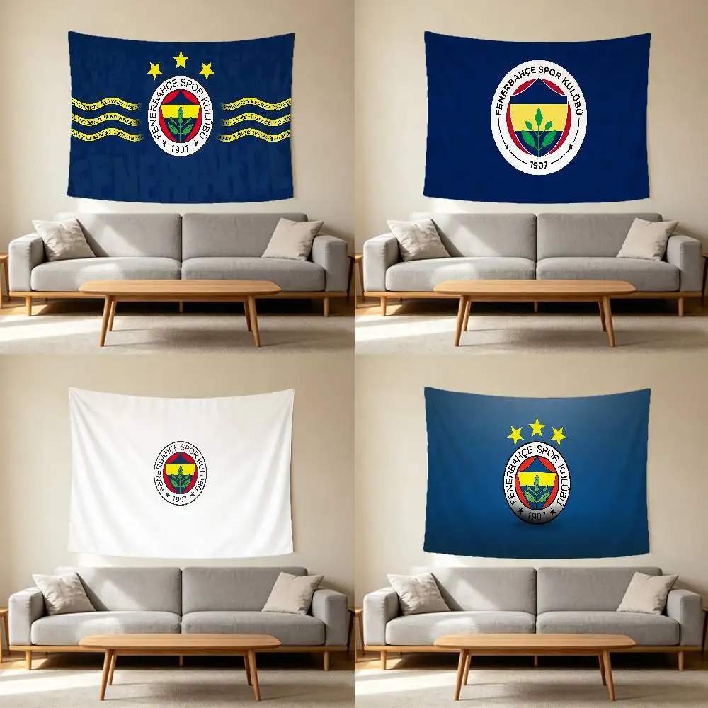 Club T-TurkeyS F-Fenerbahce-E Wall Hanging Tapestry Wall Hanging Psychedelic Hippie Tapestry Bedroom Decoration