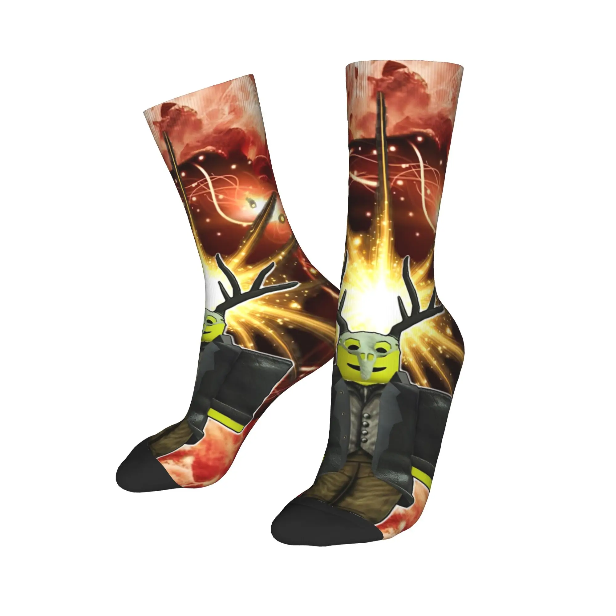 99 ليال في الغابة لعبة الجوارب جوارب خمر الخريف المضادة للانزلاق الكبار الرجال الجوارب تنفس المطبوعة جوارب رياضية في الهواء الطلق