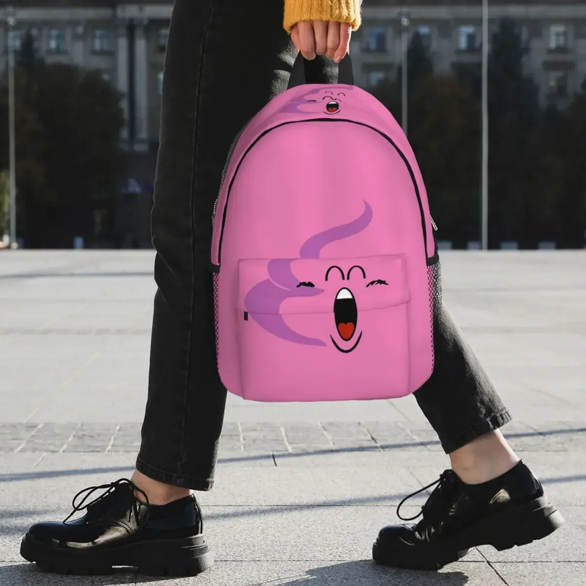 حقيبة ظهر Dr Slump Arale's Pink Poop رائجة البيع Daypack سعة كبيرة للأولاد والبنات حقيبة كتب حقائب كتف للرجال والنساء حقيبة مدرسية