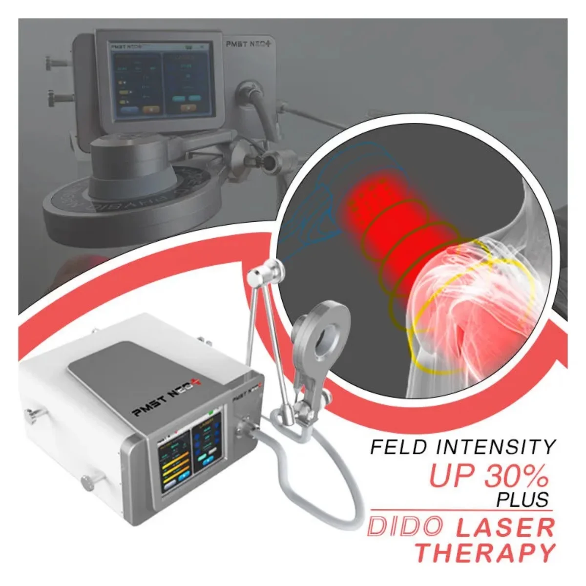 

PEMF Machine Pulsed Electromagnetic Laser PMST Magnetic Therapy Pain Relief Joint Inflammation Physio Magneto Therapy Machine
