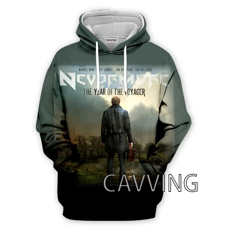 CAVVING 3D Printed  Nevermore Metal Band  Fashion Hoodies Hooded Sweatshirts Harajuku  Tops Clothing for Women/men