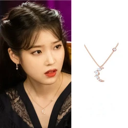 necklace IU same elegant Del luna hotel drama chain jewelry Valentine's Day Gift for women men