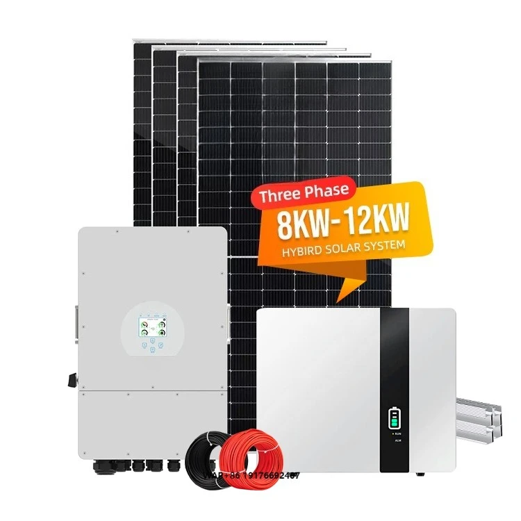 Solar Energy System 5kw 10kw 12kw 8kw Hybrid System 3 Phase Hybrid Solar Inverter Complete System for Europe