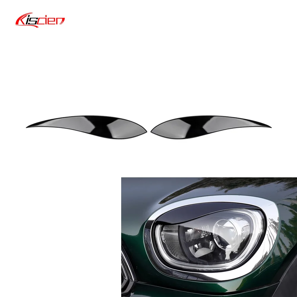 

For MINI Countryman F60 2018-2019 2020 2021 2022 2023 Car Outer Headlight Eyebrows Decoration Double Eyelids Sticker Accessories