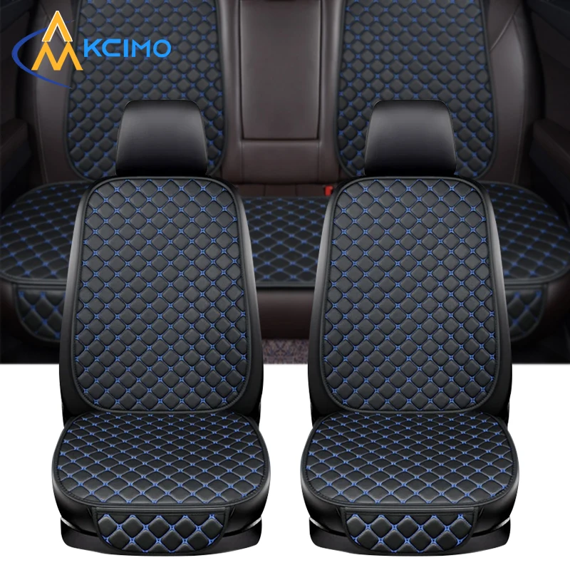 

Универсальный чехол для автомобильного сиденья из искусственной кожи, подушка для спинки сиденья в стиле минимализм, износостойкие водонепроницаемые аксессуары для салона автомобиля