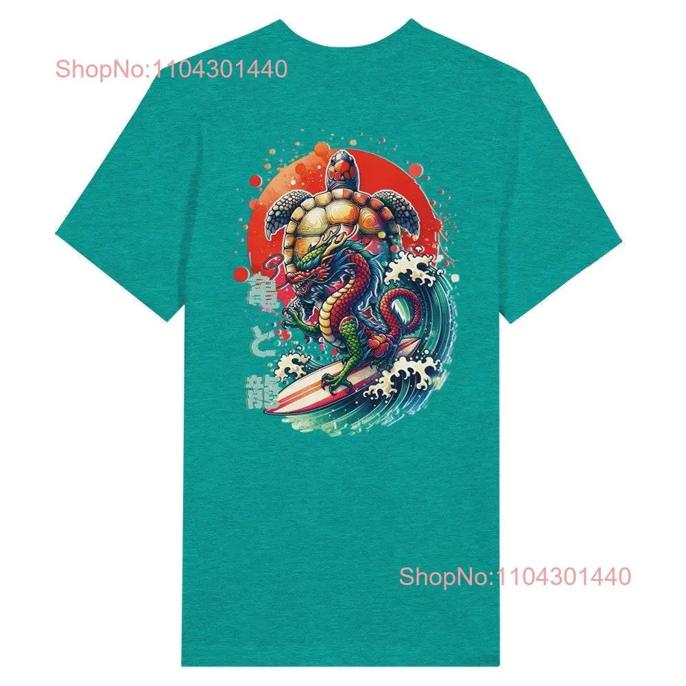 Turtle Dragon XV Wave 1 Premium Crewneck T shirt long or short sleeves