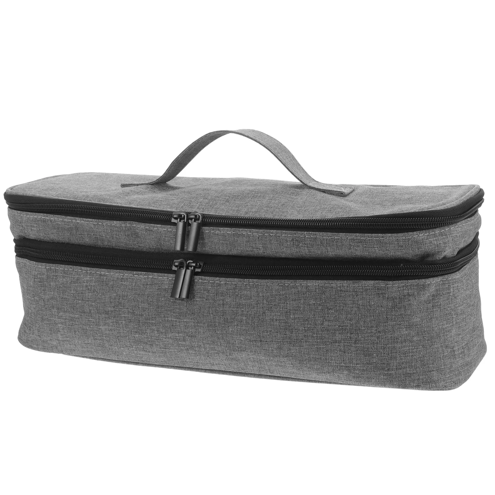 Double layer Hair Dryer Curler Storage Bag Large Capacity Polyester ganizer for Travel Styling Tools Protection Easy Carrying