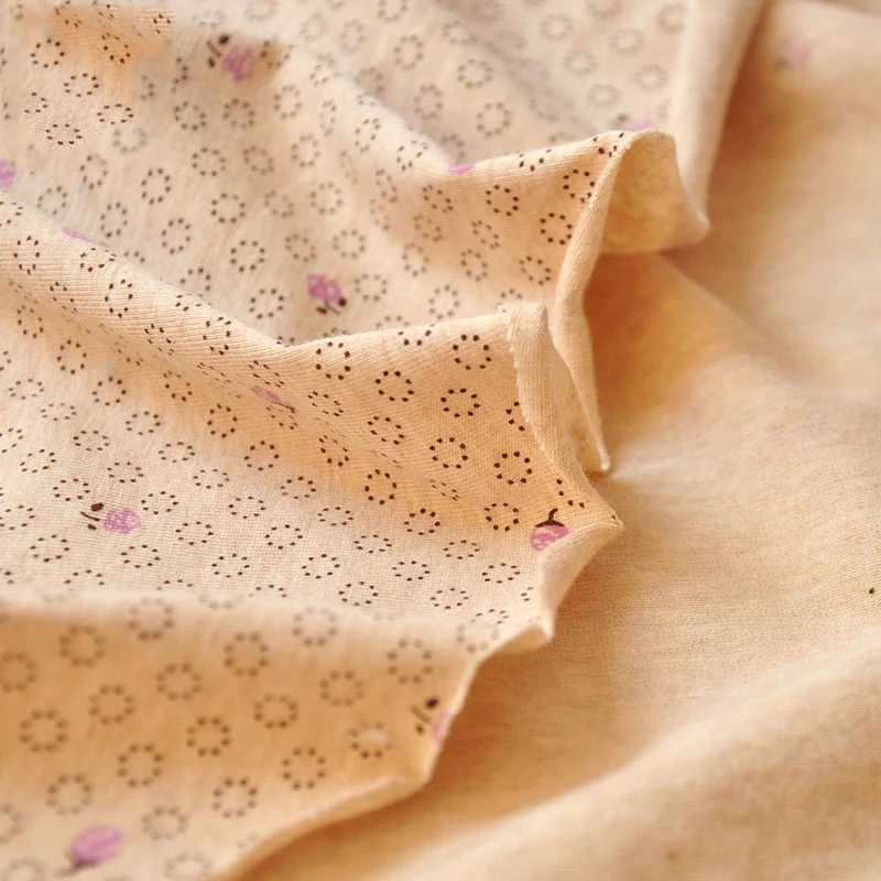 Cotton Knitting Fabric Stretch colored Cartoon Jersey Cloth For DIY Sewing Baby Clothing Tissue 50*170cm