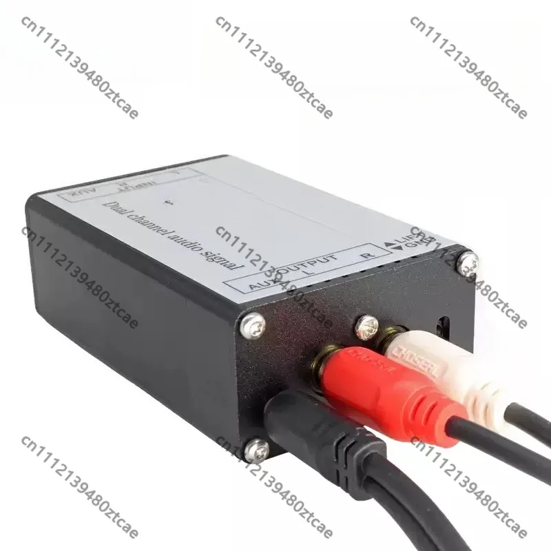 RCA-2 Audio Isolator Signal Hum Eliminator 3.5mm RCA Interface Remove Current Noise For Computer Audio Sound System