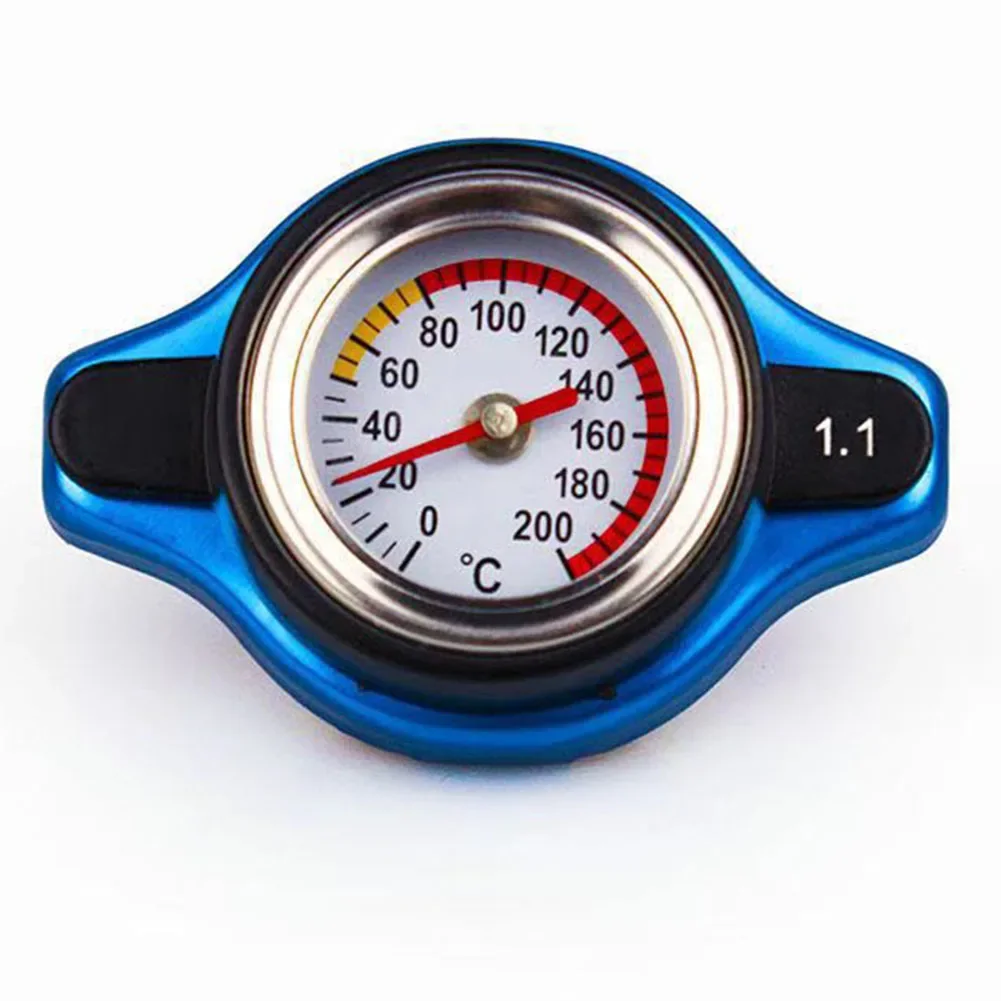 Blue Water Tank Cap Coolant System Replacement Part Motorcycle Cap Pressure Balancing Wear-resistant Materials