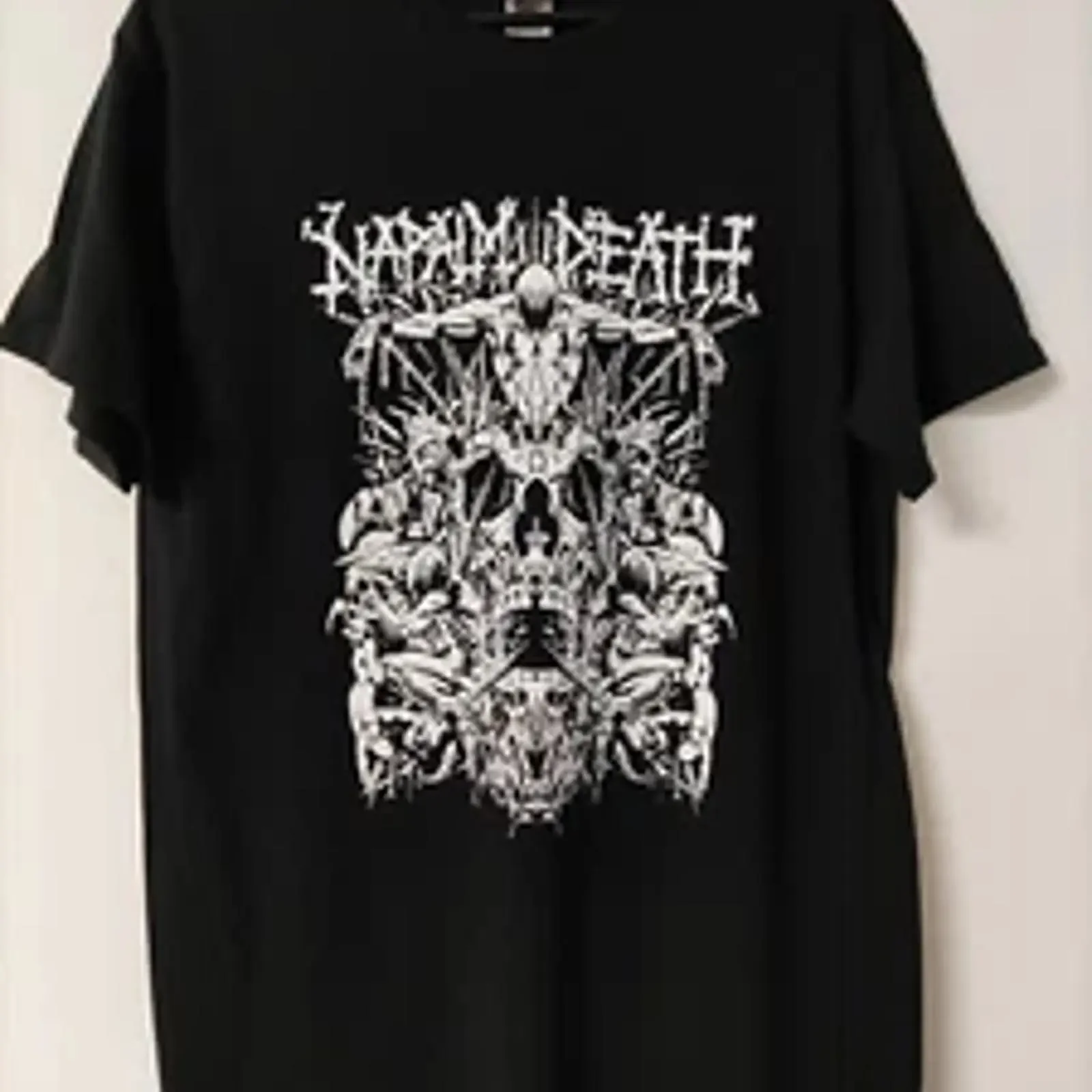 T-shirt Napalm Death Grindcore Metal Insect Warfare Brutal Truth T vintage délavé streetwear homme mode décontractée graphique unisexe