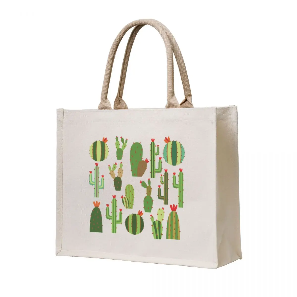 

cactus Tote Bag canvas tote Women's beach bags custom fabric bag female bag