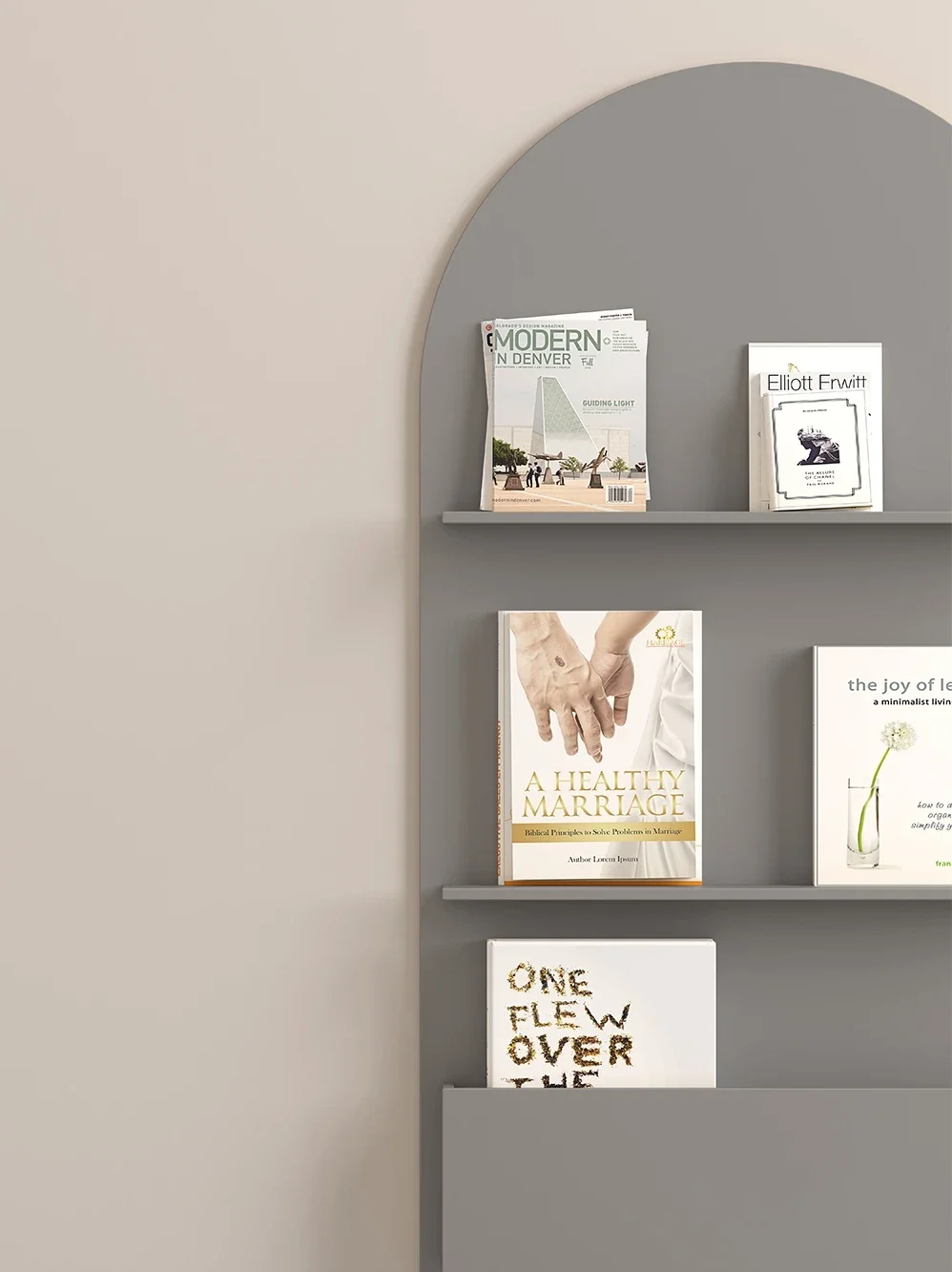 Modern Simple and Light Luxury Ins Book Shelf Floor Storage Rack Magazine Storage Rack