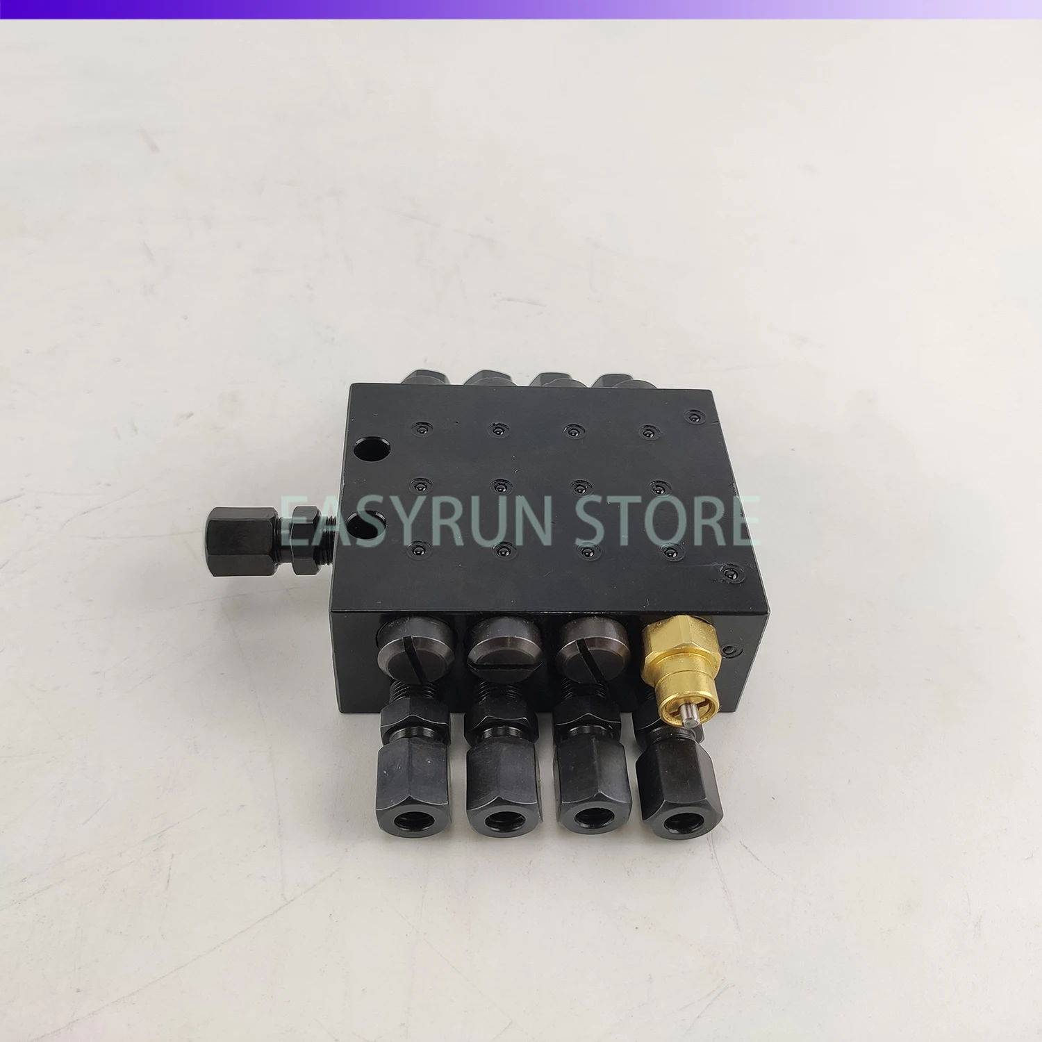 MVB type progressive butter distributor, integrated glycerol distributor, distribution valve, oil separator valve block