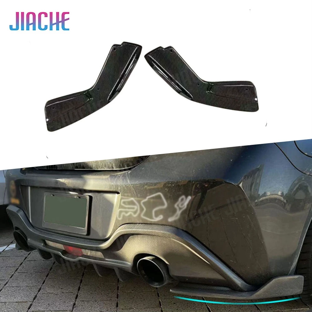 

Carbon Fiber Rear Bumper Strip Lip Spoiler Diffuser Splitter Scratch Protector For Toyota GR86 Subaru BRZ 2022 2023 Accessories