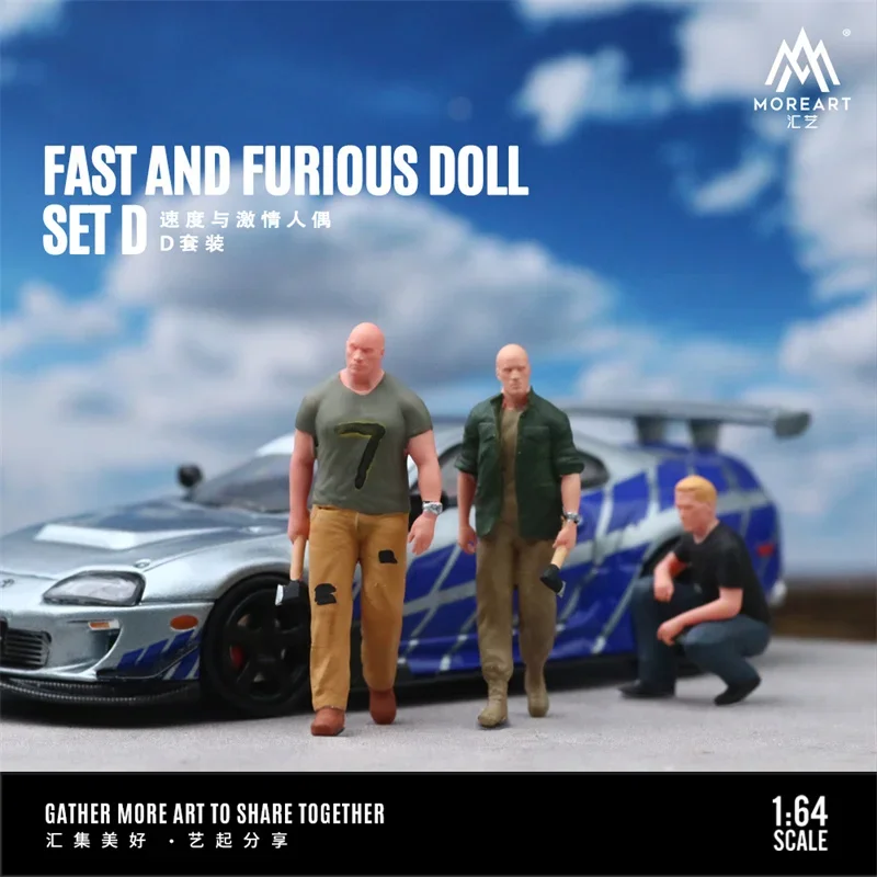 MoreArt 1:64 FAST AND FURIOUS DOLL SET Figres