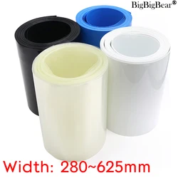 280mm ~ 625mm 18650 Batteria Al Litio Tubo Termoretraibile Li-Ion Wrap Copertura Pelle PVC Tubo Termoretraibile Pellicola Maniche Guaina Isolante