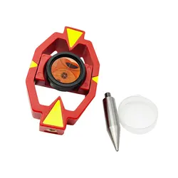 Mini Prism for Leica Swiss Style Total Station Surveying with Tip Point Constant + 17.5mm Offset High Quality