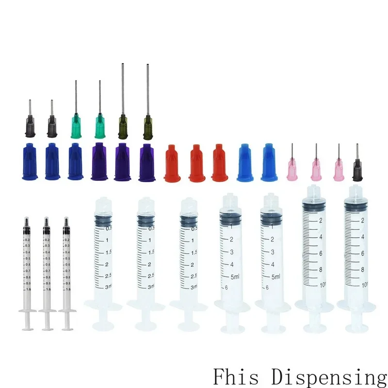 10ml 5ml 1ml Syringe with Blunt Needle and Cover Very Suitable Electronic Juice Electronic Cigarette Pack 30