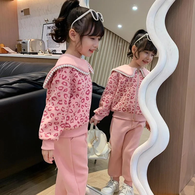 Girls 2pcs Knitting Kids Set Winter Long Sleeves Princess Top and Skirt Birthday Designed Uniform Fall Party Cloth 1-10Ys