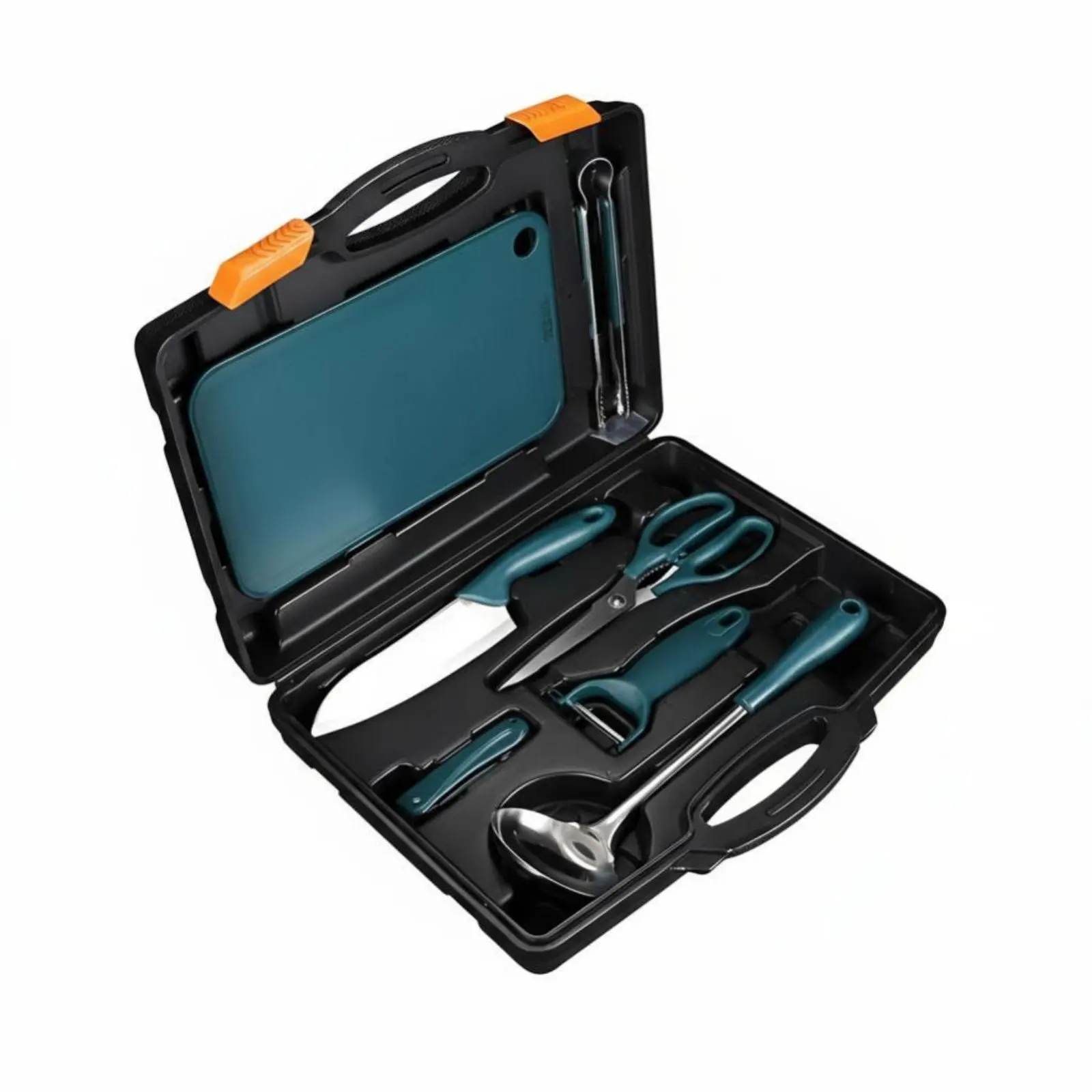 

Набор походной посуды для кемпинга, портативные кухонные принадлежности, многофункциональные инструменты для барбекю, дорожный набор для приготовления пищи