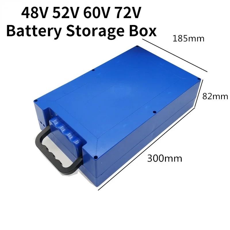 

48V 52V 60V 72V 20Ah 12Ah Lithium Battery Storage Case 18650 Li-Ion Pack Cell Housing Case Shell Holder DIY EV eBike E-Bike ABS