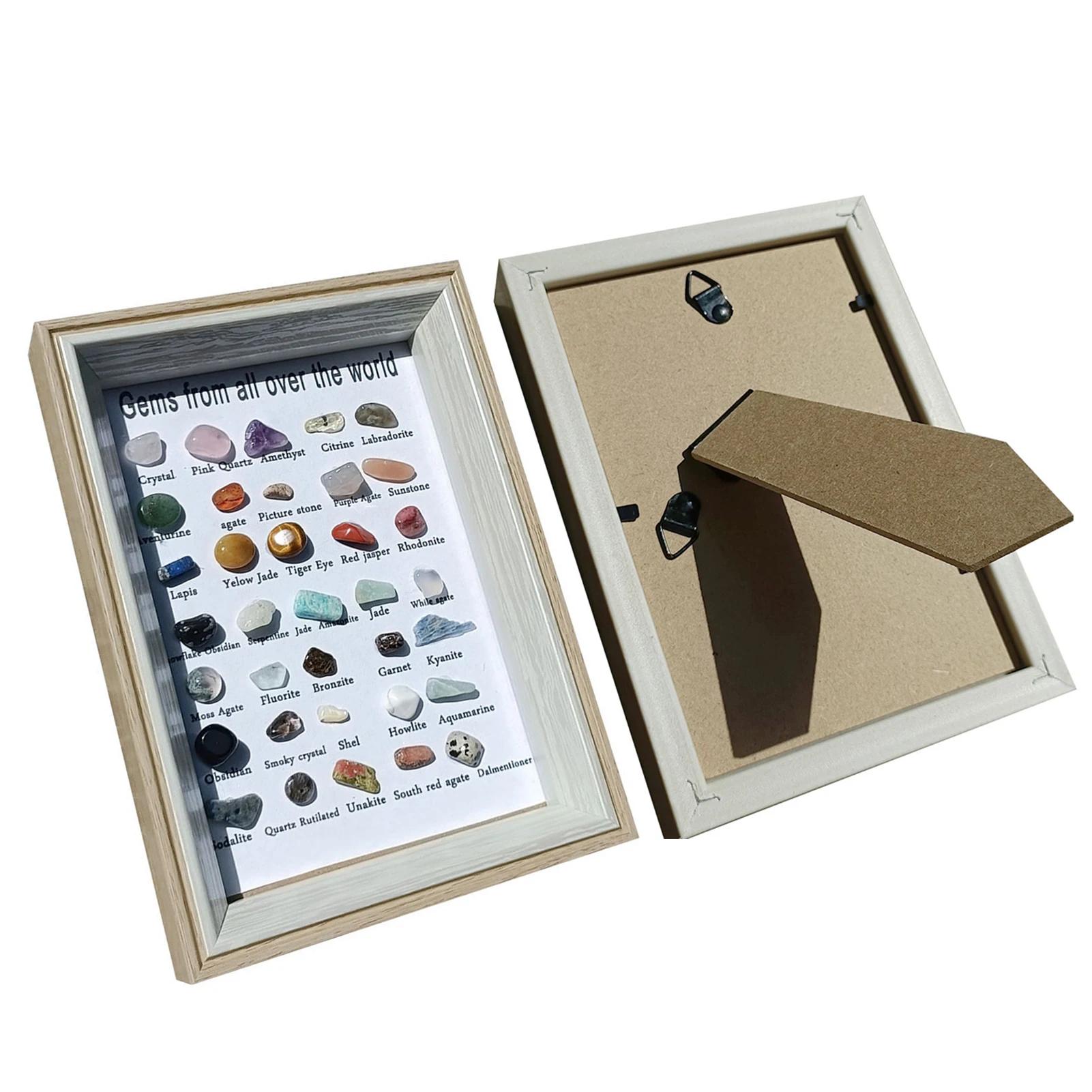Naturalna ruda okazy zestaw do zbierania skał i minerałów 35 sztuk próbek rudy kamieni szlachetnych kolekcja kamieni szlachetnych