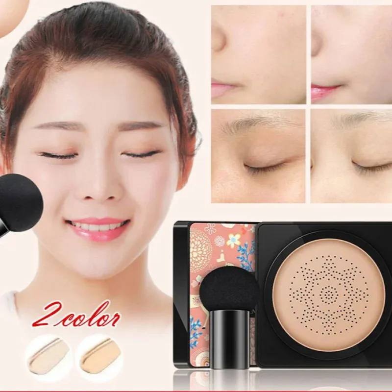 [Hot product] Pink deer mushroom head puff moist cushion BB watershape base