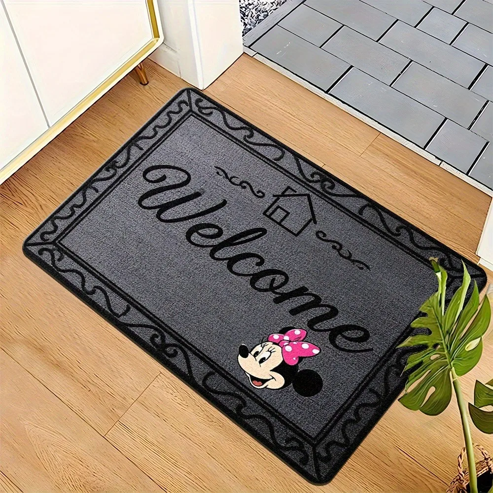 

Minnie's Charming Welcome MatSoft, absorbent and non-slip, bathroom room mats, yoga mats, home decoration