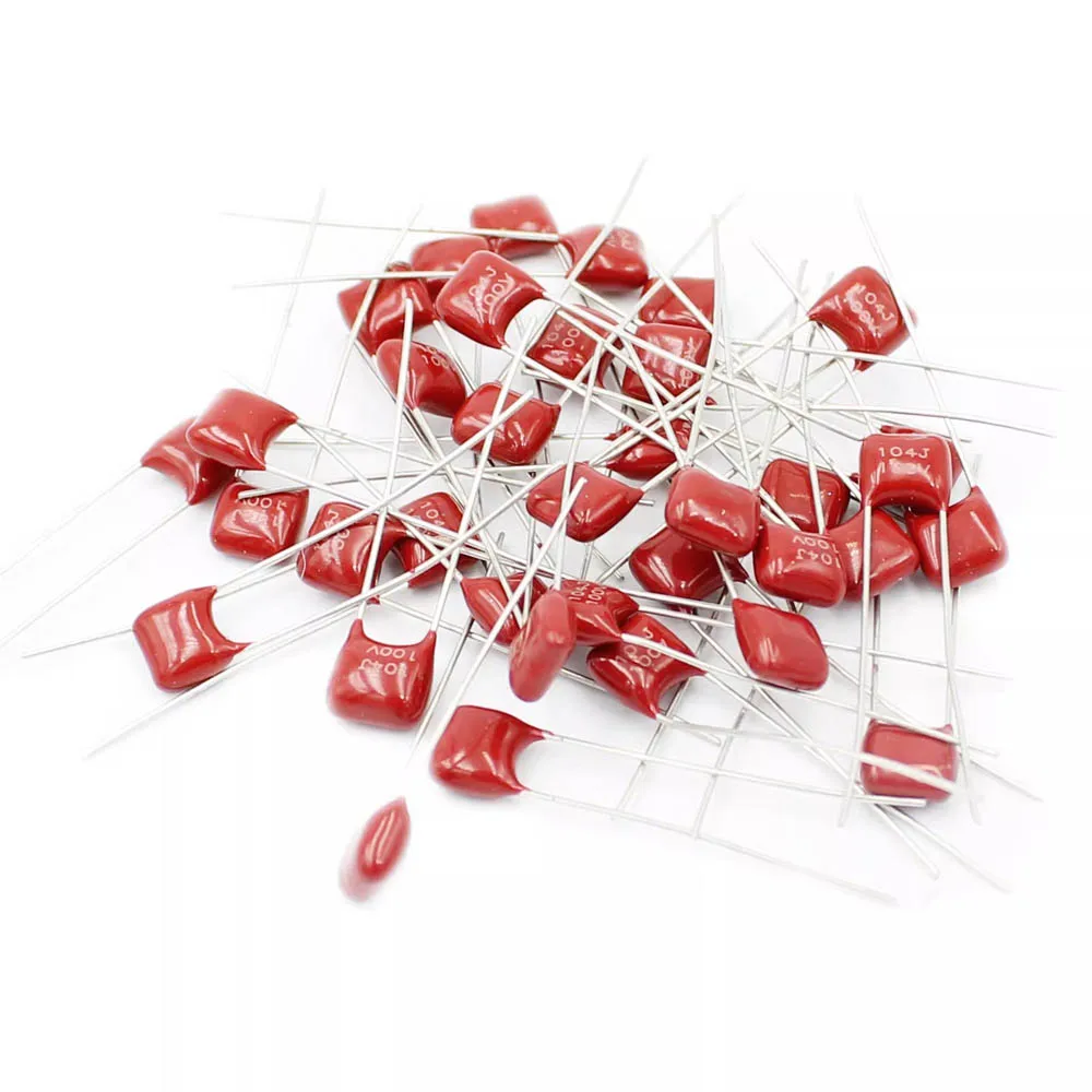 100pcs/lot 10nF~470nF Metallized Polyester Film Capacitors Assortment Kit High precision and stability samples CBB capacitor set