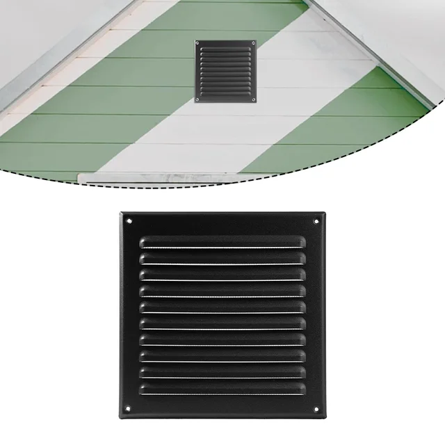 250x250mm Metal Louver Vent Cover Square Vent Exterior Wall Grille Cover Heating Cooling & Vents Plate Insect Screen Cover 3 250x250mm Metal Louver Vent Cover Square Vent Exterior Wall Grille Cover Heating Cooling & Vents Plate Insect Screen Cover 3