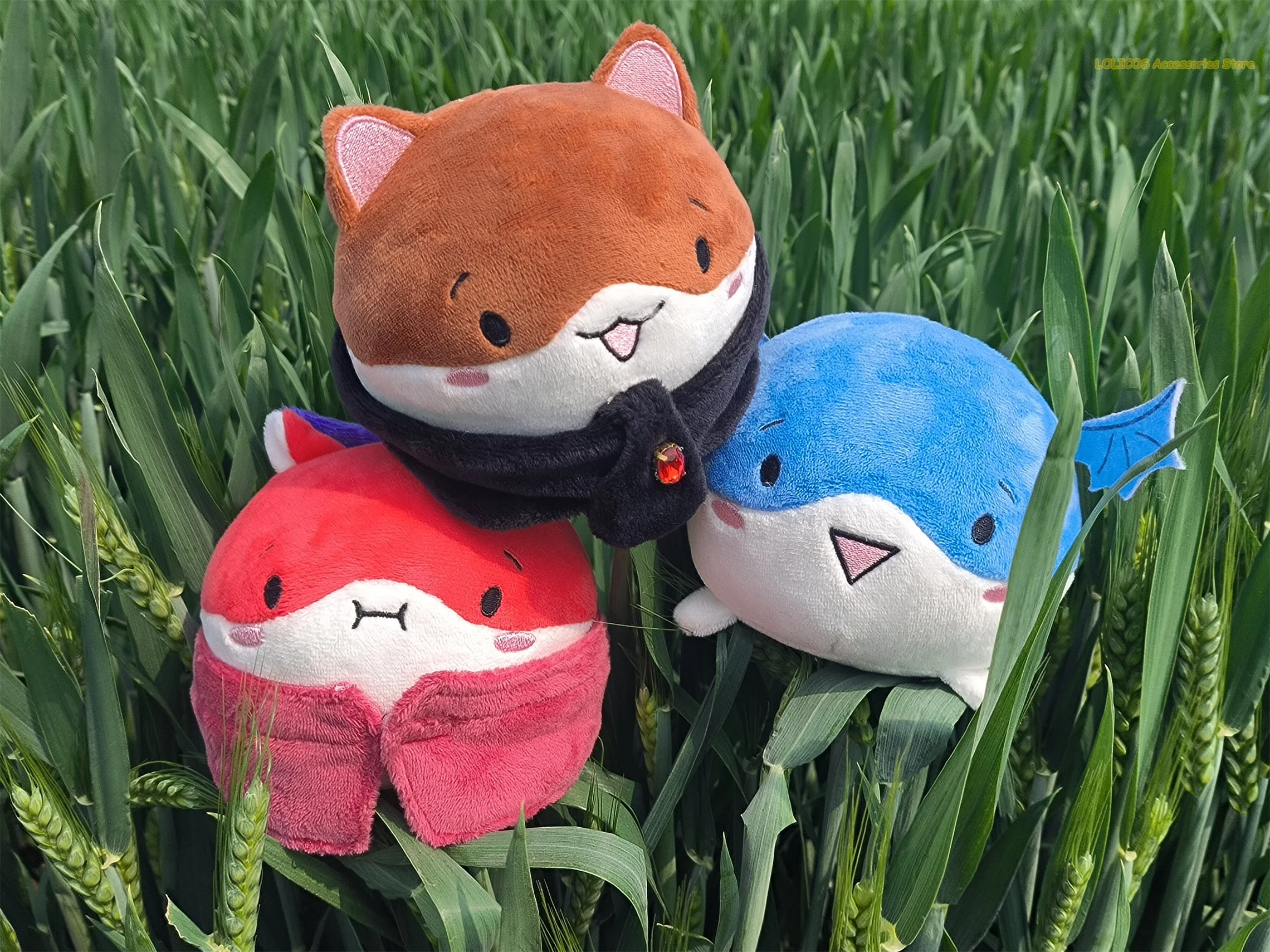 Anime Touhou Project Sekibanki Wakasagihime Imaizumi Kagerou Kawaii Plush Doll Dango Stuffed Toy Pendant Birthday Gift Xmas