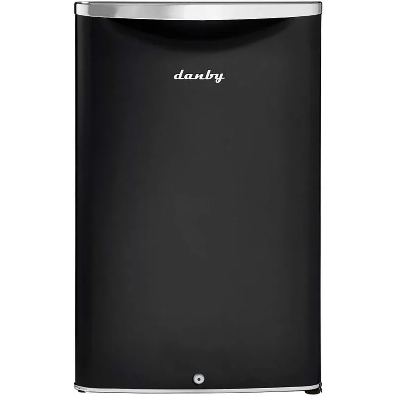 Danby DAR044A6MDB 4.4 Cu.Ft. Mini Fridge, Compact Refrigerator For Bedroom, Living Room, Bar, Dorm, Kitchen, Office In Black