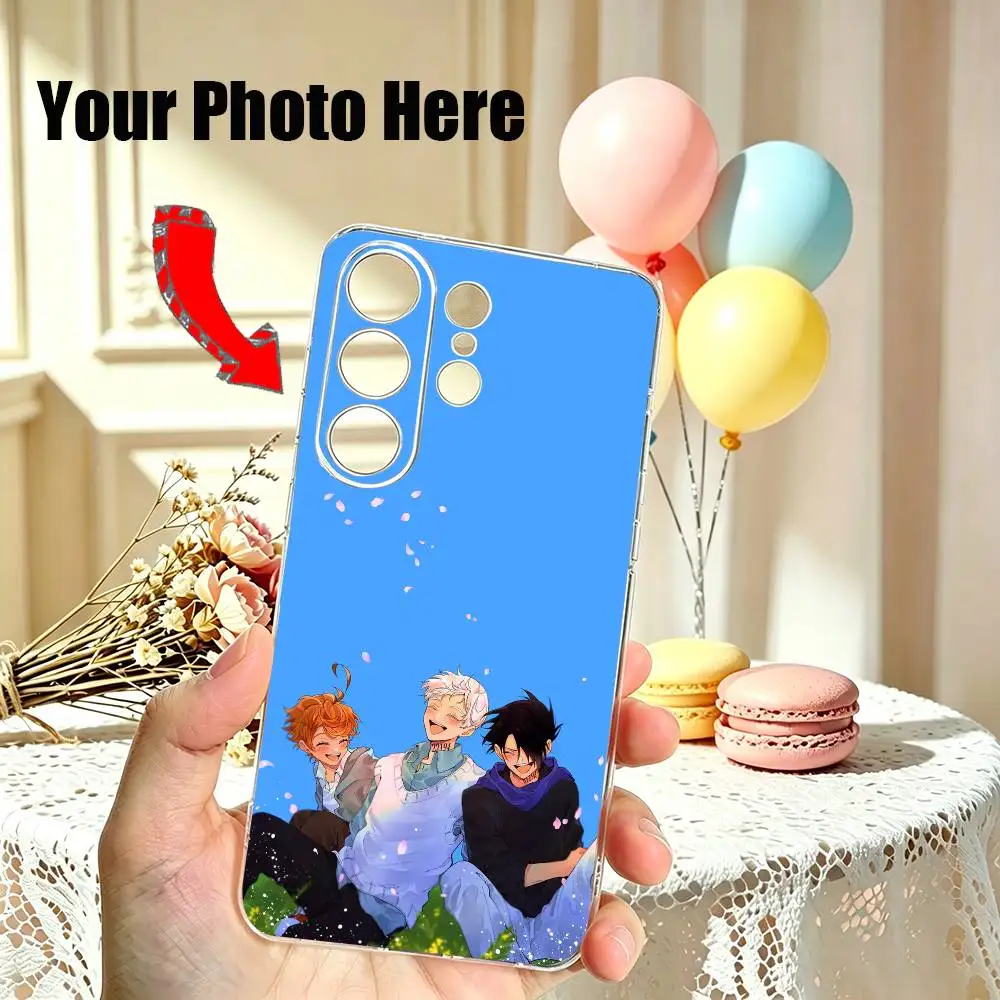 The Promised Neverland Anime Phone Case Transparent Silicone Soft For Samsung S25,S24,S21,S22,S23,S30,Ultra,S20,Plus,Fe